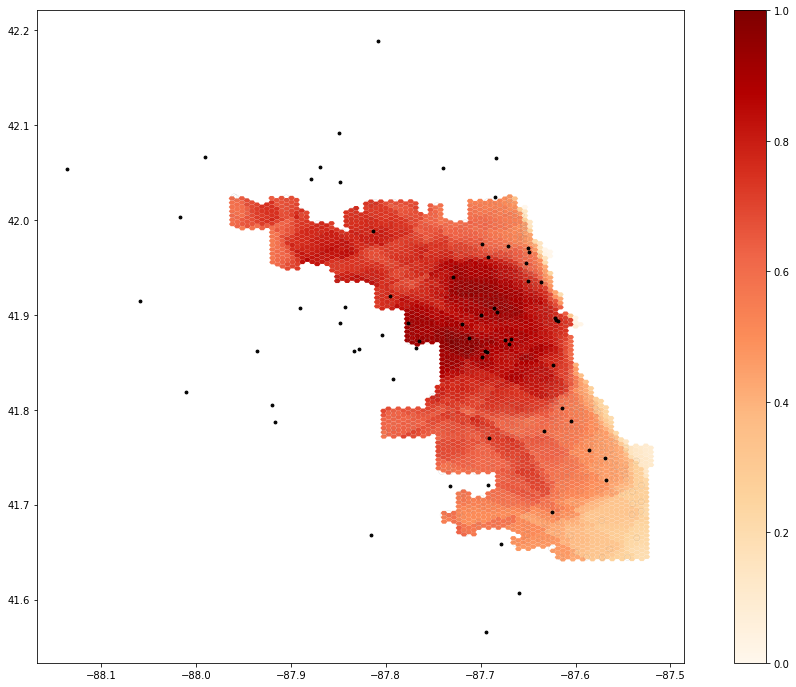 Revised Map, Sharp Distance Decay