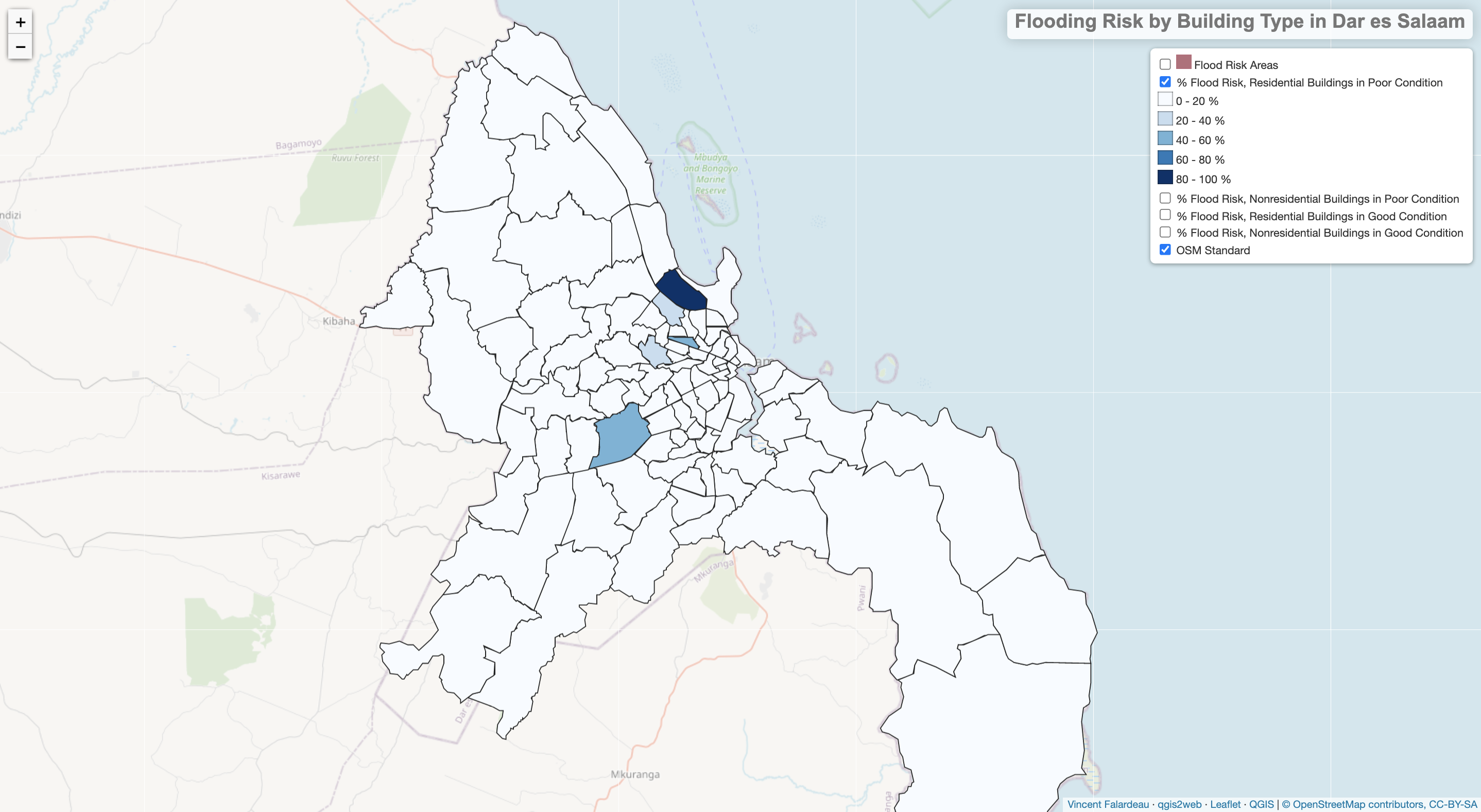 Dar es Salaam Map