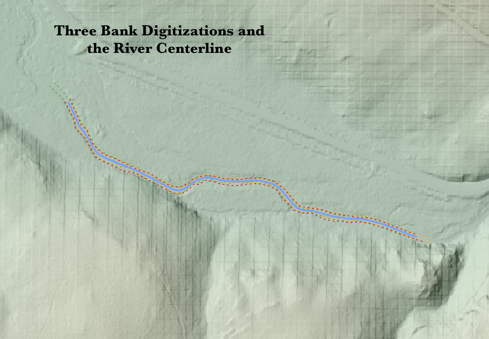 Banks and Centerline Map