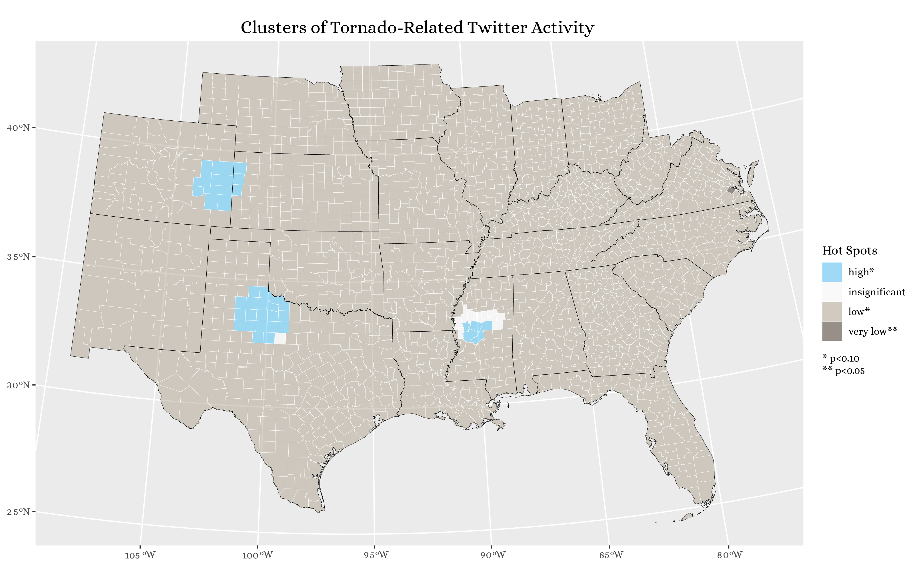 Clusters Map